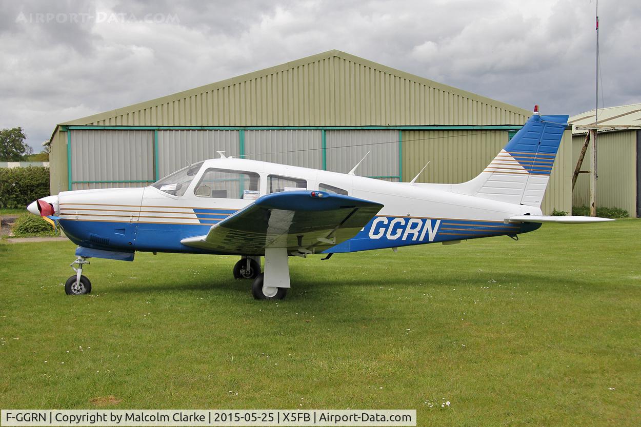 F-GGRN, 1978 Piper PA-28R-201 Cherokee Arrow III C/N 28R-7837283, Piper PA-28R-201 Cherokee Arrow III at Fishburn Airfield UK, May 25th 2015.