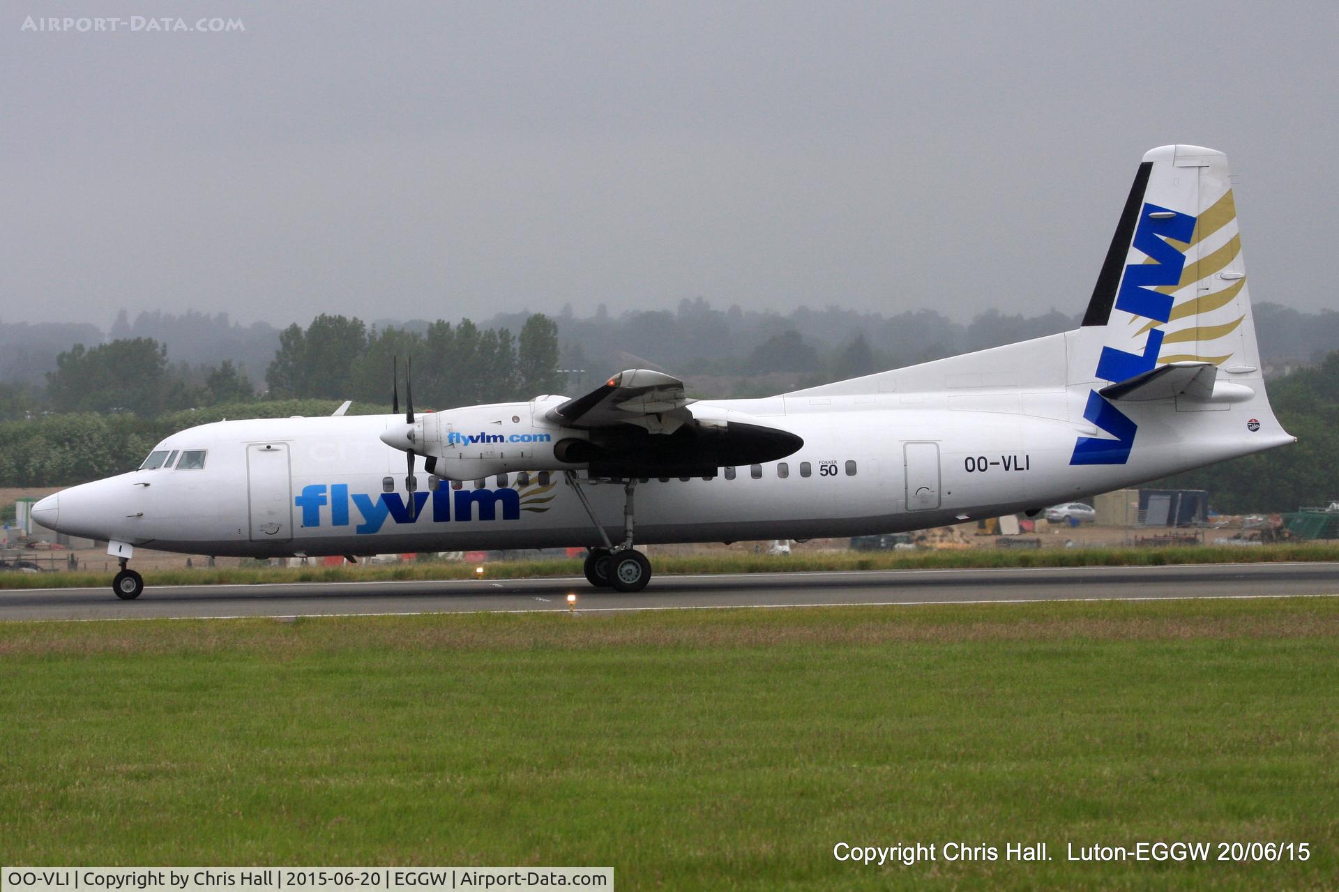 OO-VLI, 1991 Fokker 50 C/N 20226, VLI