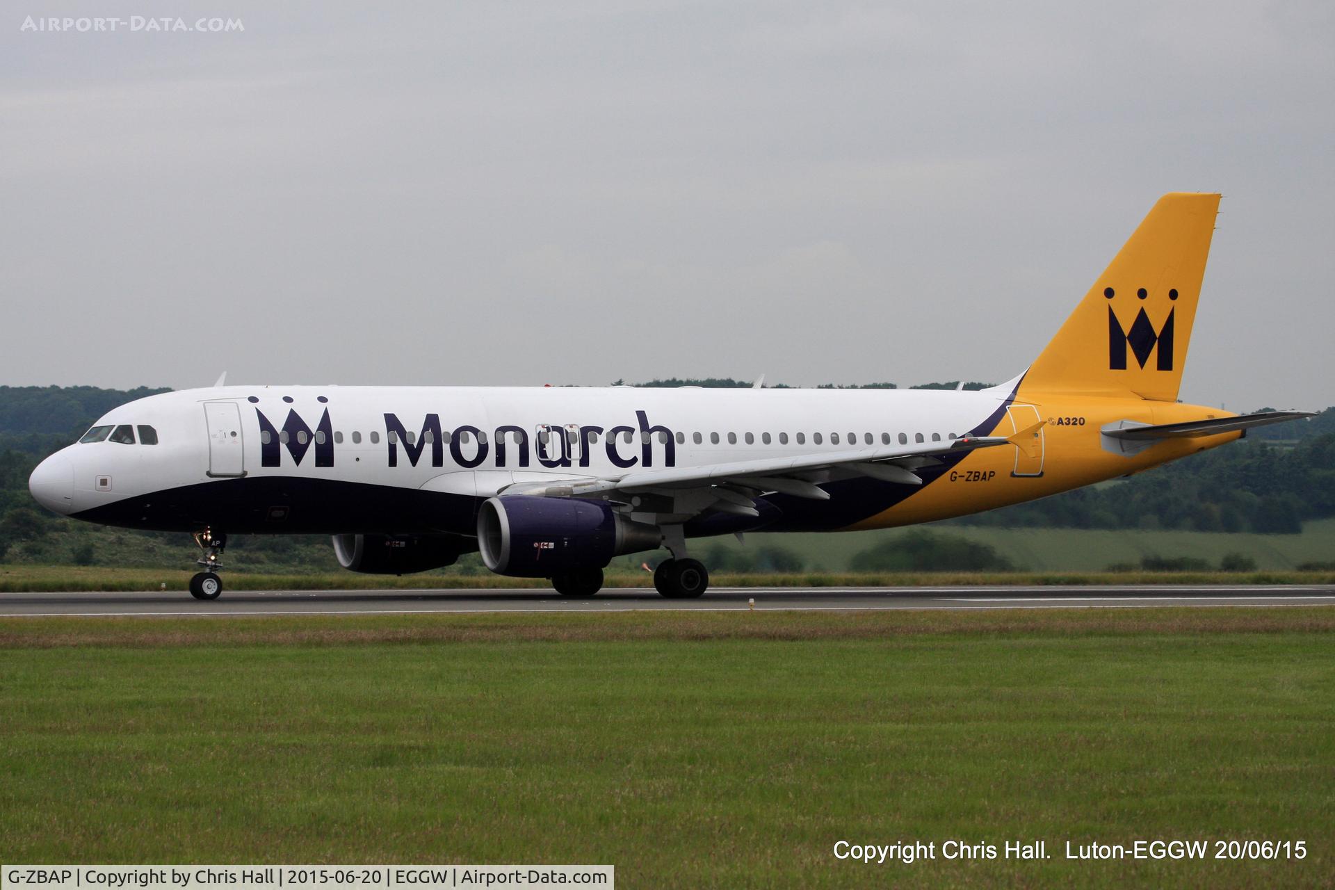 G-ZBAP, 2001 Airbus A320-214 C/N 1605, Monarch