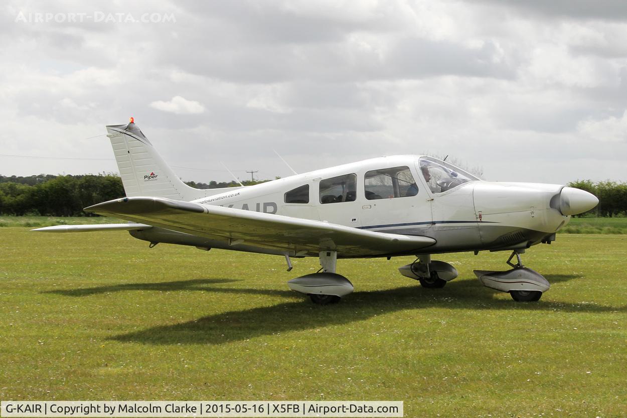 G-KAIR, 1978 Piper PA-28-181 Cherokee Archer II C/N 28-7990176, Piper PA-28-181 Cherokee Archer II at the opening of Fishburn Airfield's new clubhouse, May 16th 2015.