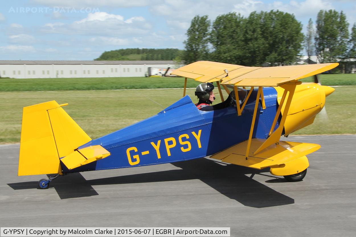 G-YPSY, 1988 Andreasson BA-4B C/N PFA 038-10352, Andreasson BA-4B at The Real Aeroplane Company's Radial Engine Aircraft Fly-In, Breighton Airfield, June 7th 2015.