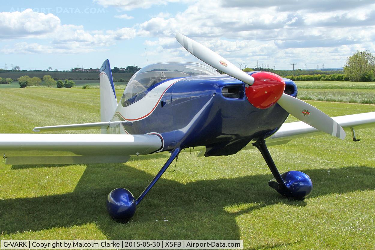 G-VARK, 2010 Vans RV-7 C/N 72469, Vans RV-7 at Fishburn Airfield UK, May 30th 2015.