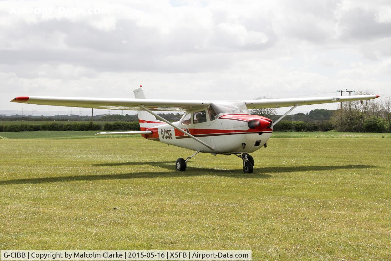 G-CIBB, 1966 Reims F172H Skyhawk C/N 324, Reims F172H Skyhawk at the opening of Fishburn Airfield's new clubhouse, May 16th 2015.