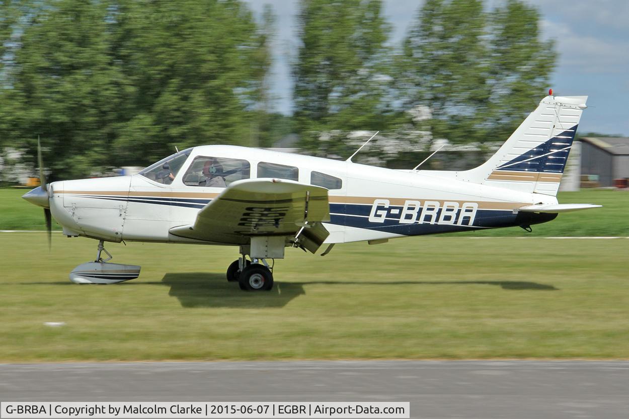 G-BRBA, 1979 Piper PA-28-161 Cherokee Warrior II C/N 28-7916109, Piper PA-28-161 Cherokee Warrior II at The Real Aeroplane Club's Radial Engine Aircraft Fly-In, Breighton Airfield, June 7th 2015.