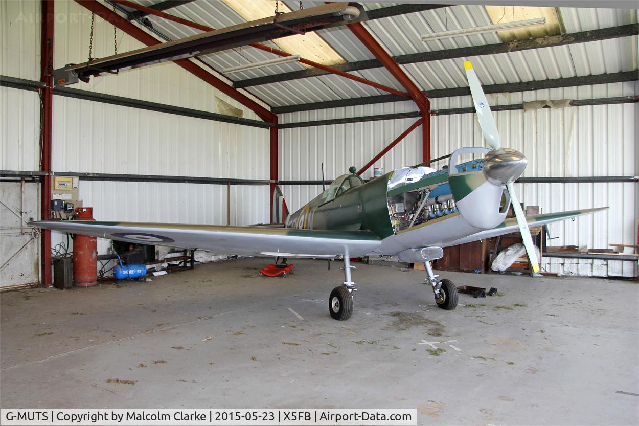 G-MUTS, 2005 Jurca MJ-10 Spitfire C/N PFA 130-12007, Jurca MJ-10 Spitfire at Fishburn Airfield May 23rd 2015.