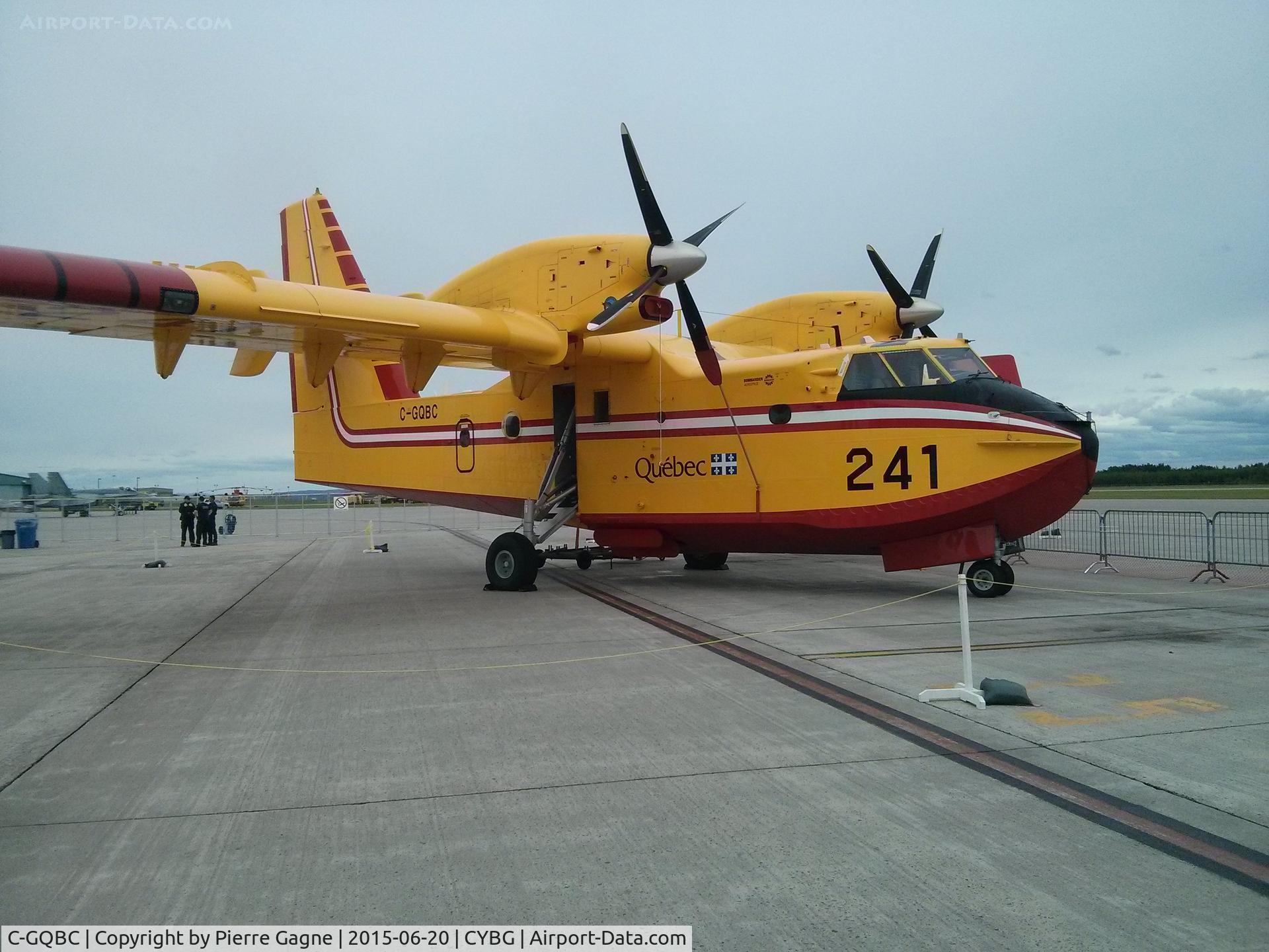 C-GQBC, 1995 Canadair CL-215-6B11 CL-415 C/N 2012, C-GQBC at 2015 Bagotville International Airshow