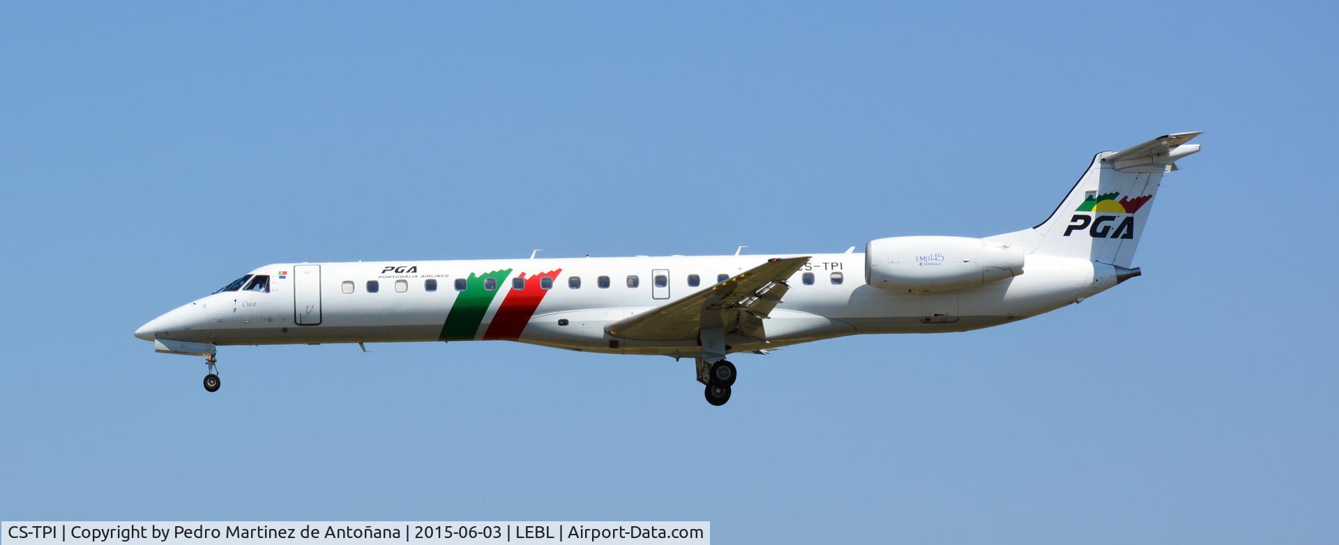 CS-TPI, 1997 Embraer EMB-145EP (ERJ-145EP) C/N 145031, El Prat Barcelona - España