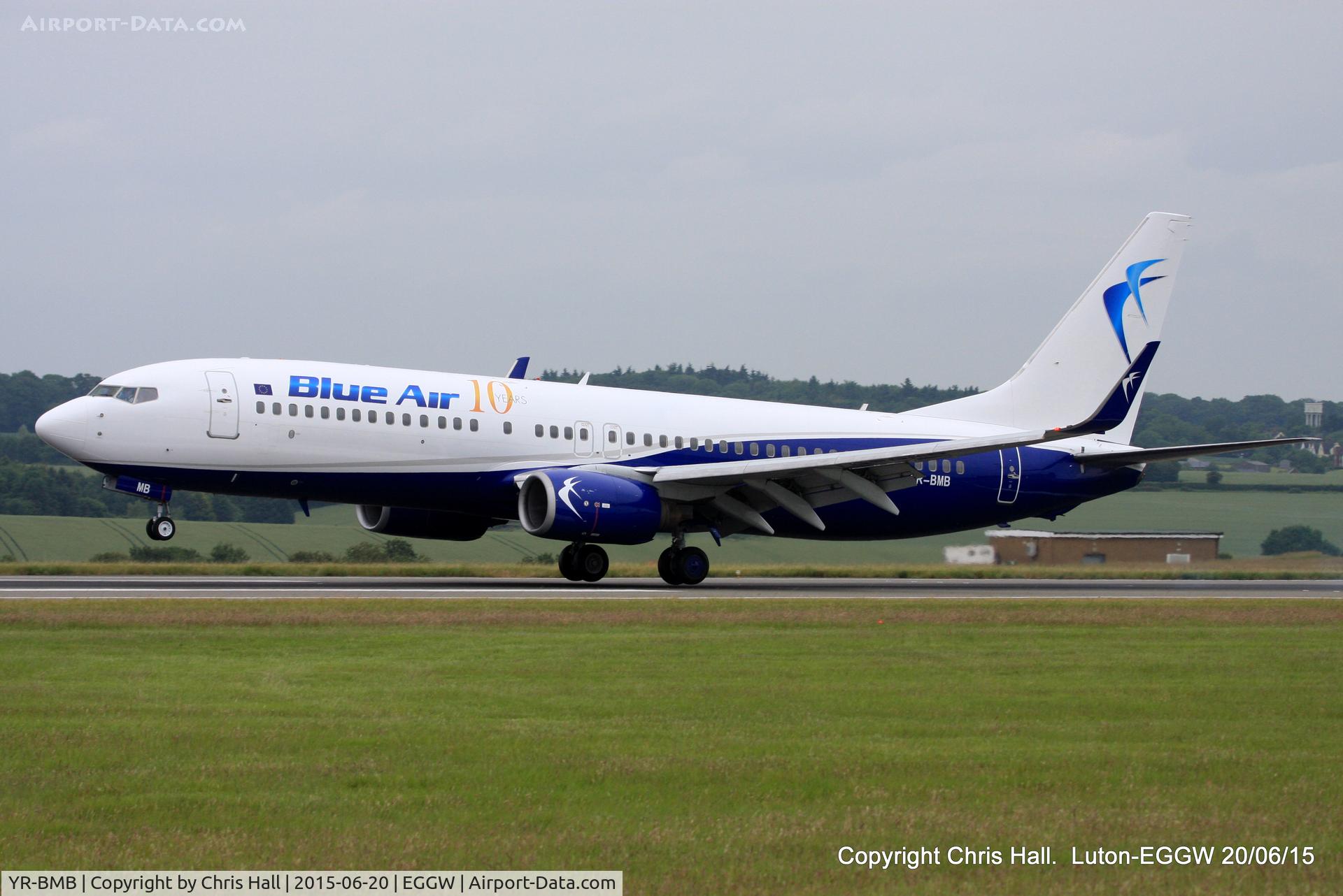 YR-BMB, 1998 Boeing 737-85R C/N 29037, Blue Air