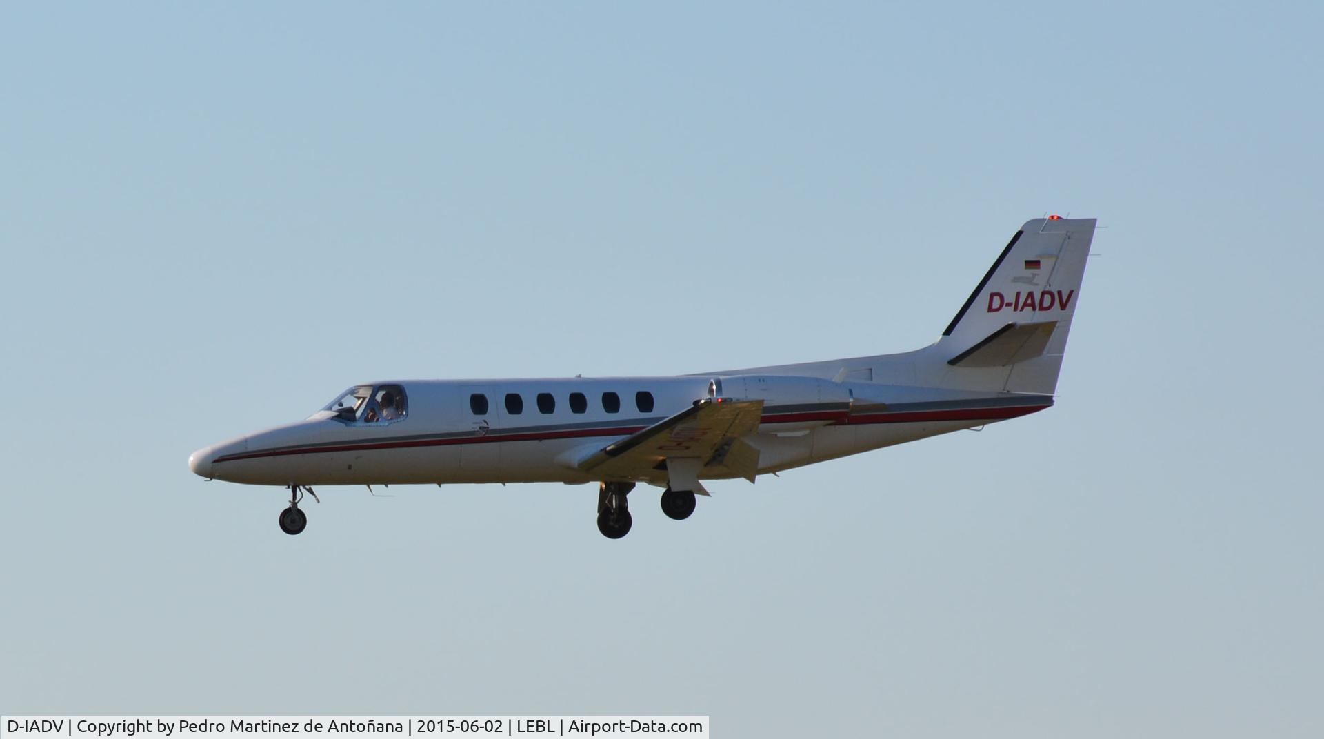 D-IADV, 1987 Cessna 551 Citation II/SP C/N 551-0552, El Prat Barcelona - España