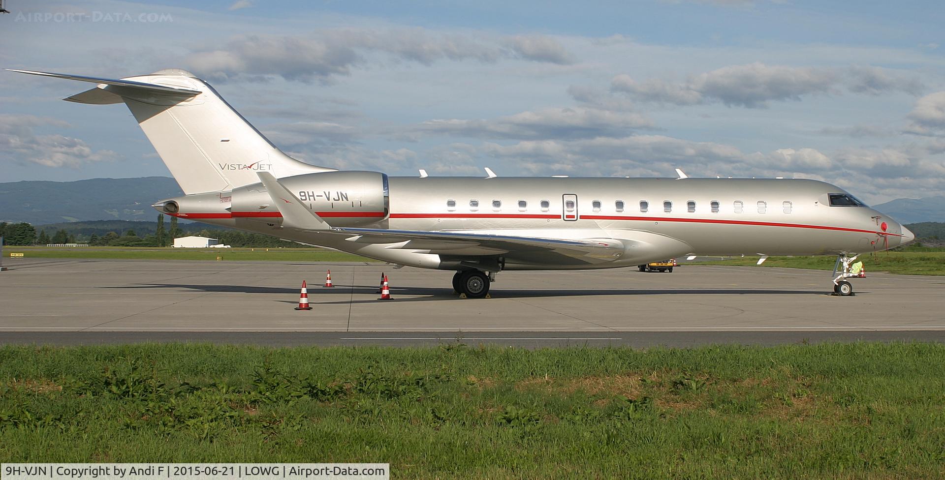 9H-VJN, 2015 Bombardier BD-700-1A10 Global 6000 C/N 9662, Vista Jet Bombardier BD-700-1A10 Global Express