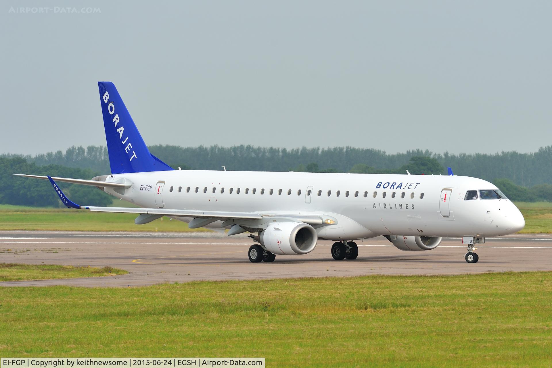 EI-FGP, 2006 Embraer 195LR (ERJ-190-200LR) C/N 19000050, Formerly JY-EME Royal Jordanian.