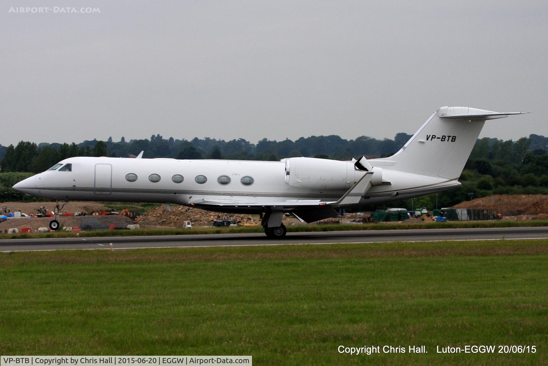 VP-BTB, 2007 Gulfstream Aerospace GIV-X (G450) C/N 4103, Tail Wind Inc