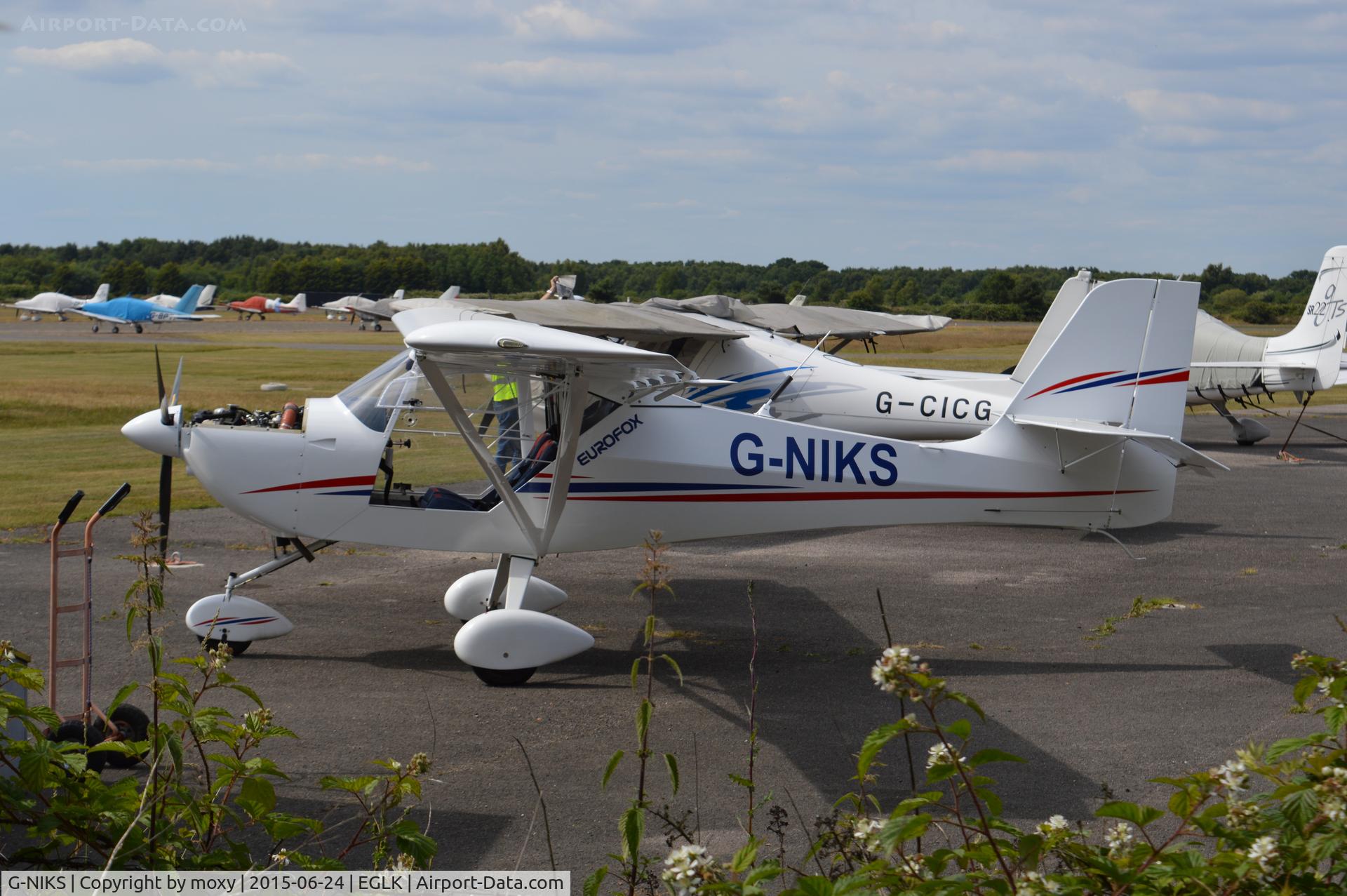 G-NIKS, 2012 Aeropro Eurofox 912 C/N BMAA/HB/633, Eurofox 912 at Blackbushe.