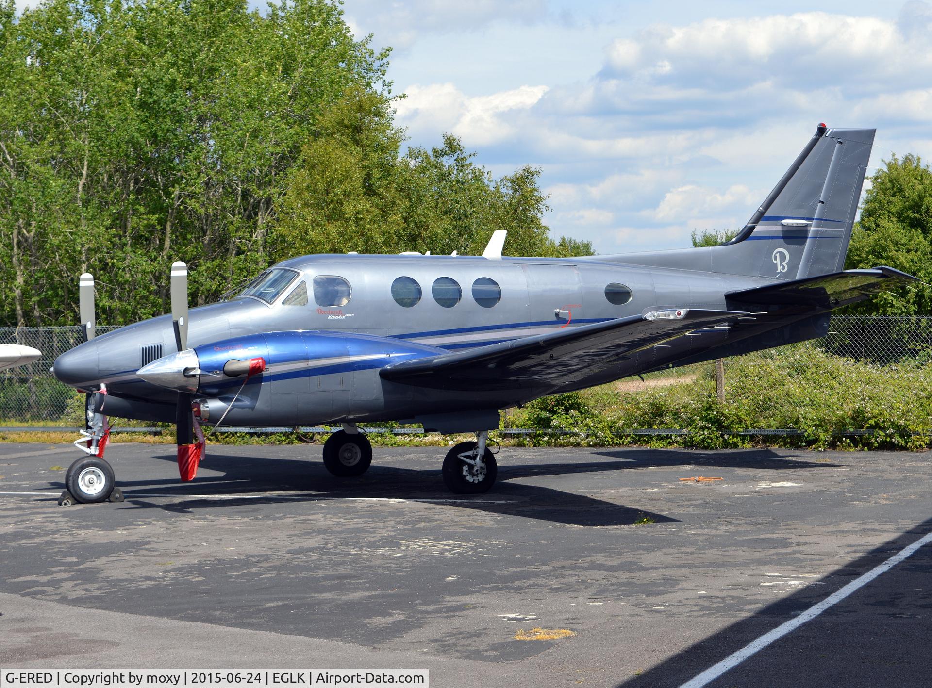G-ERED, 2008 Hawker Beechcraft C90GTi King Air C/N LJ-1902, Beechcraft KingAir C90GT1 at Blackbushe. Ex M-WLLM.