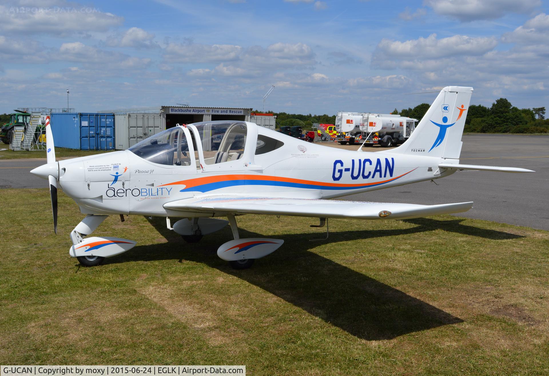 G-UCAN, 2014 Tecnam P-2002JF Sierra C/N 229, Tecnam P-2002JF Sierra at Blackbushe.