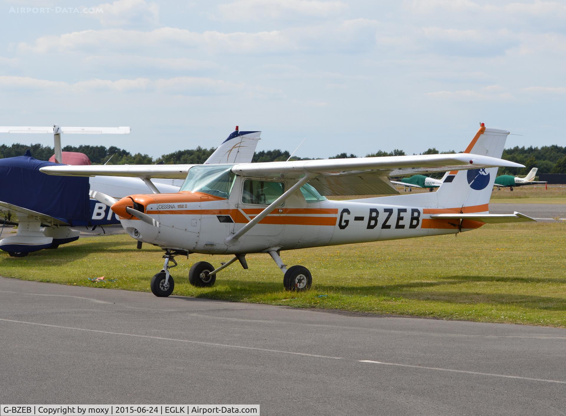 G-BZEB, 1979 Cessna 152 C/N 152-82772, Cessna 152 at Blackbushe. Ex N89532.