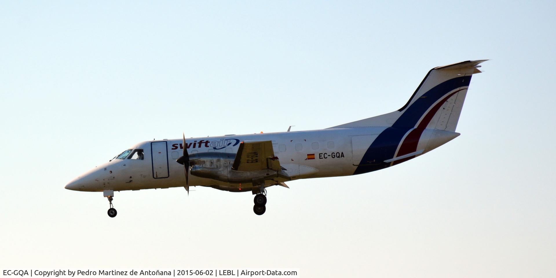 EC-GQA, 1986 Embraer EMB-120RT Brasilia C/N 120027, El Prat Barcelona - España
