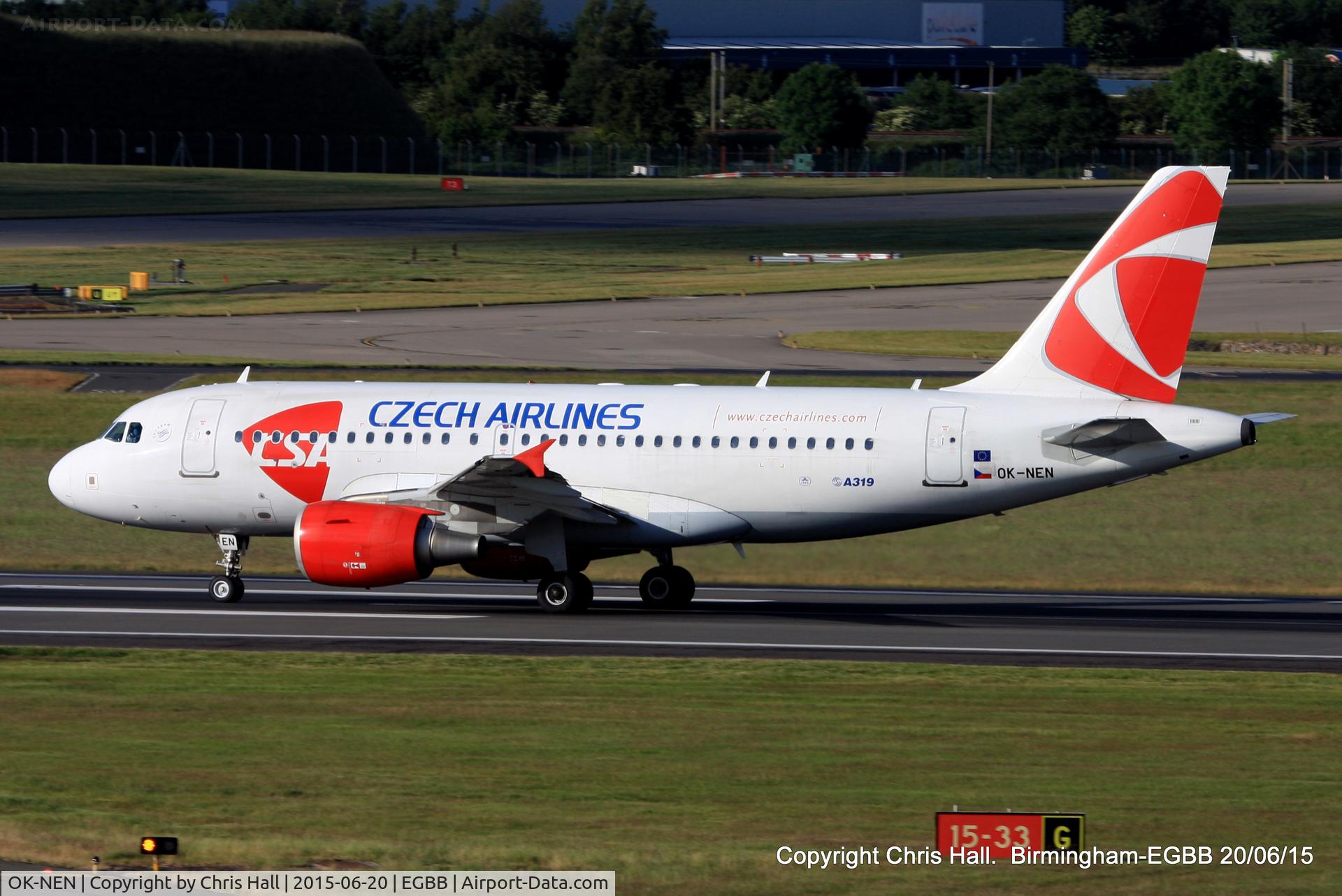 OK-NEN, 2008 Airbus A319-112 C/N 3436, Czech Airlines