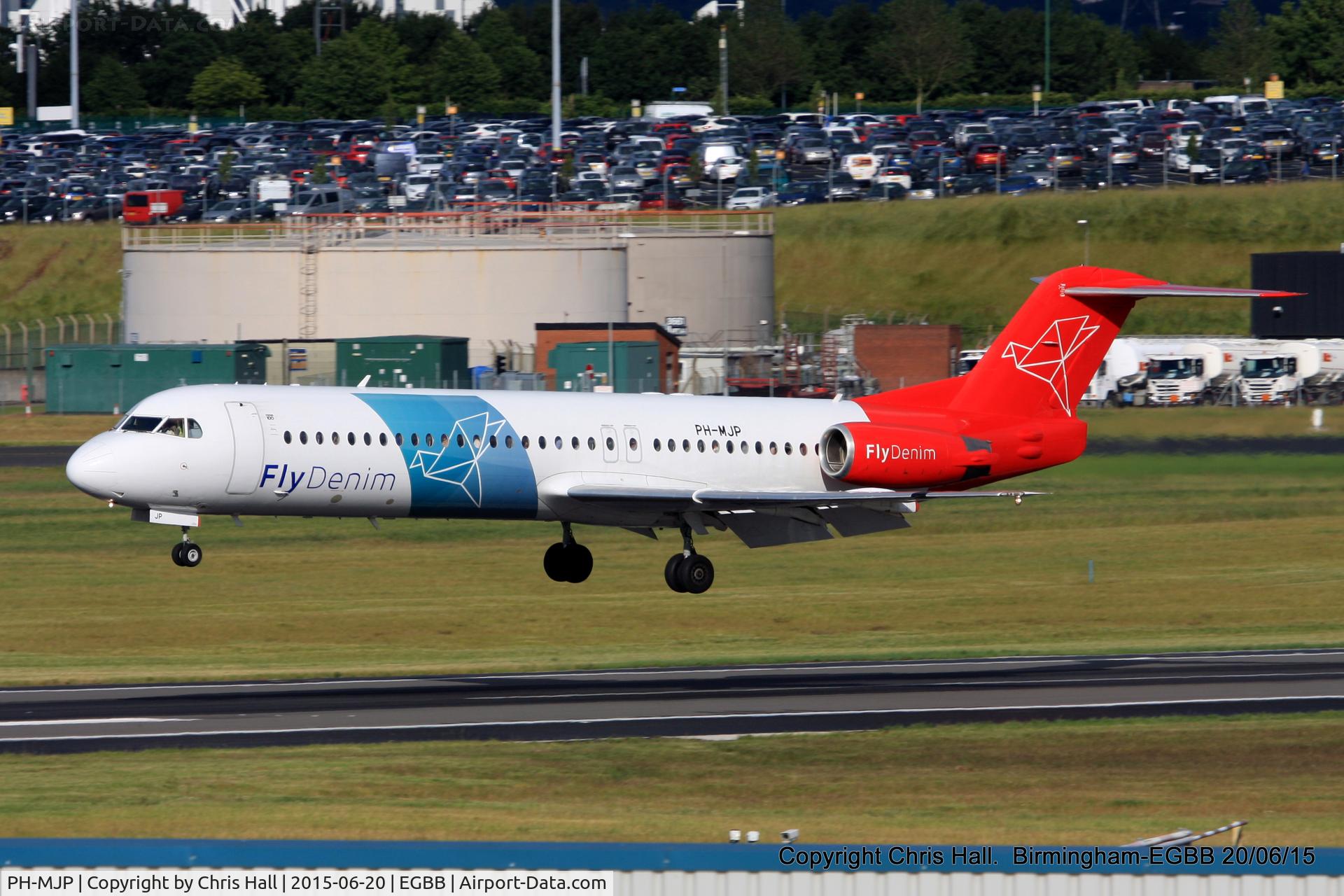 PH-MJP, 1995 Fokker 100 (F-28-0100) C/N 11505, Denim Air