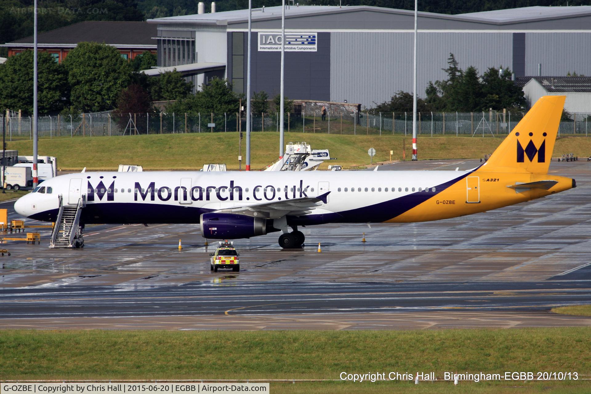 G-OZBE, 2002 Airbus A321-231 C/N 1707, Monarch