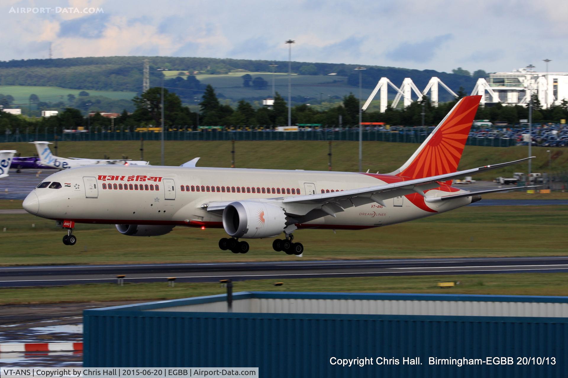 VT-ANS, 2014 Boeing 787-8 Dreamliner C/N 36290, Air India