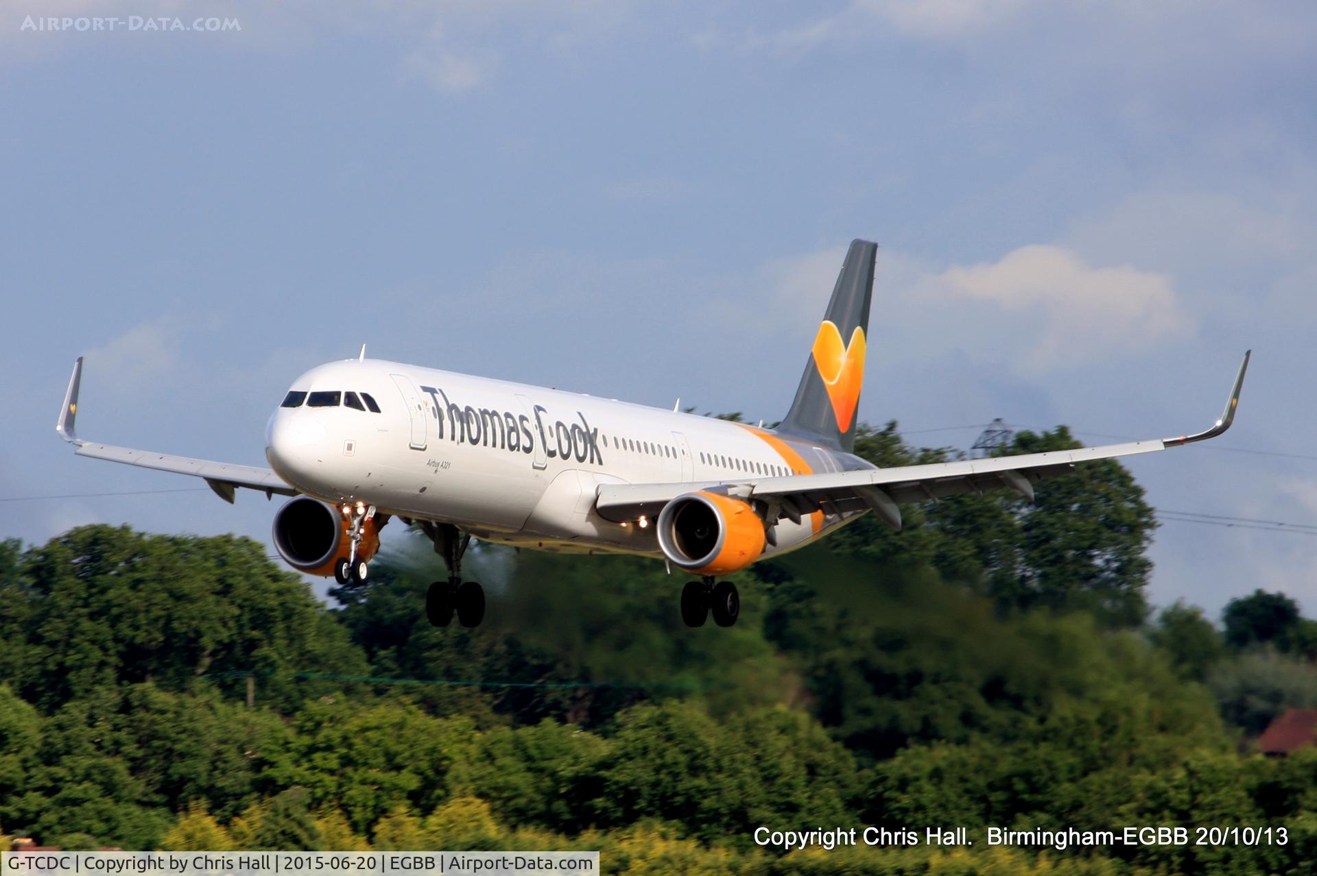 G-TCDC, 2013 Airbus A321-211 C/N 5872, Thomas Cook