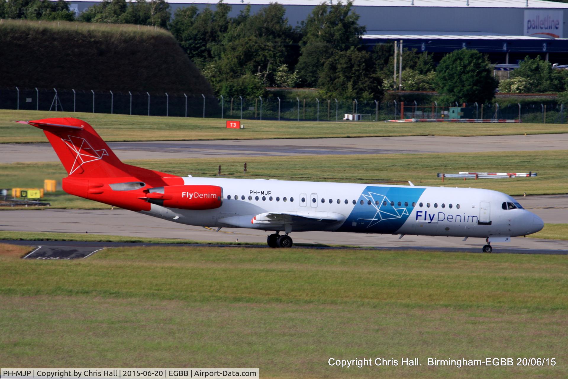 PH-MJP, 1995 Fokker 100 (F-28-0100) C/N 11505, Denim Air