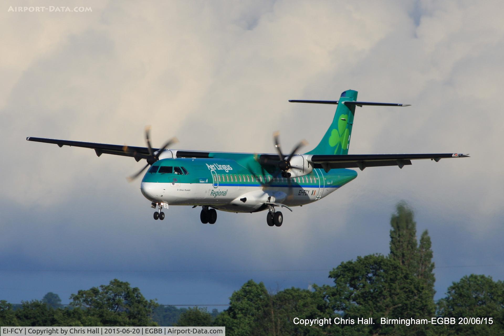 EI-FCY, 2014 ATR 72-600 (72-212A) C/N 1139, Aer Lingus Regional