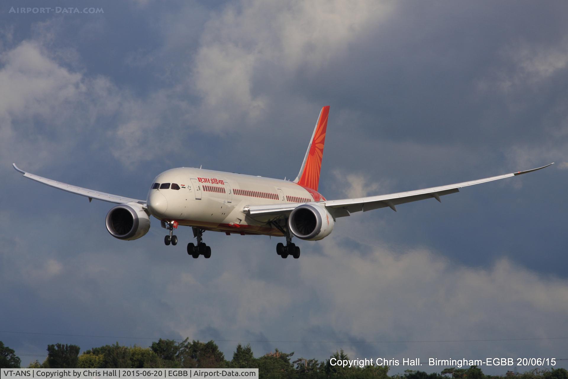 VT-ANS, 2014 Boeing 787-8 Dreamliner C/N 36290, Air India