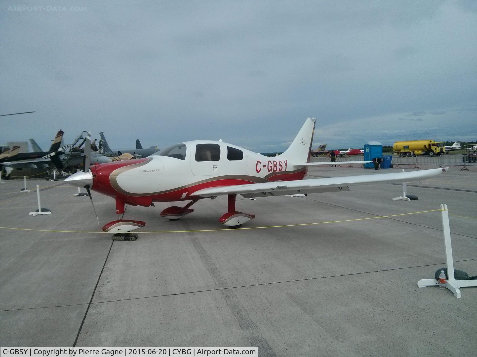 C-GBSY, 2007 Lancair LC41-550FG C/N 41757, C-GBSY at 2015 Bagotville International Airshow