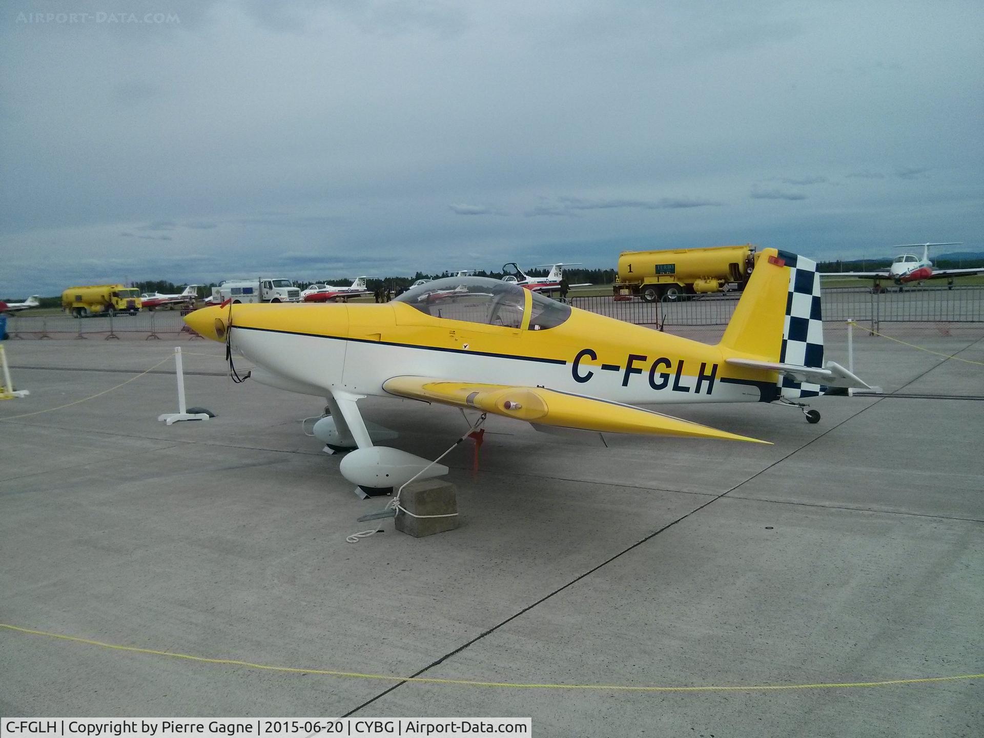 C-FGLH, 2006 Vans RV-7 C/N 72260, C-FGLH at 2015 Bagotville international Airshow