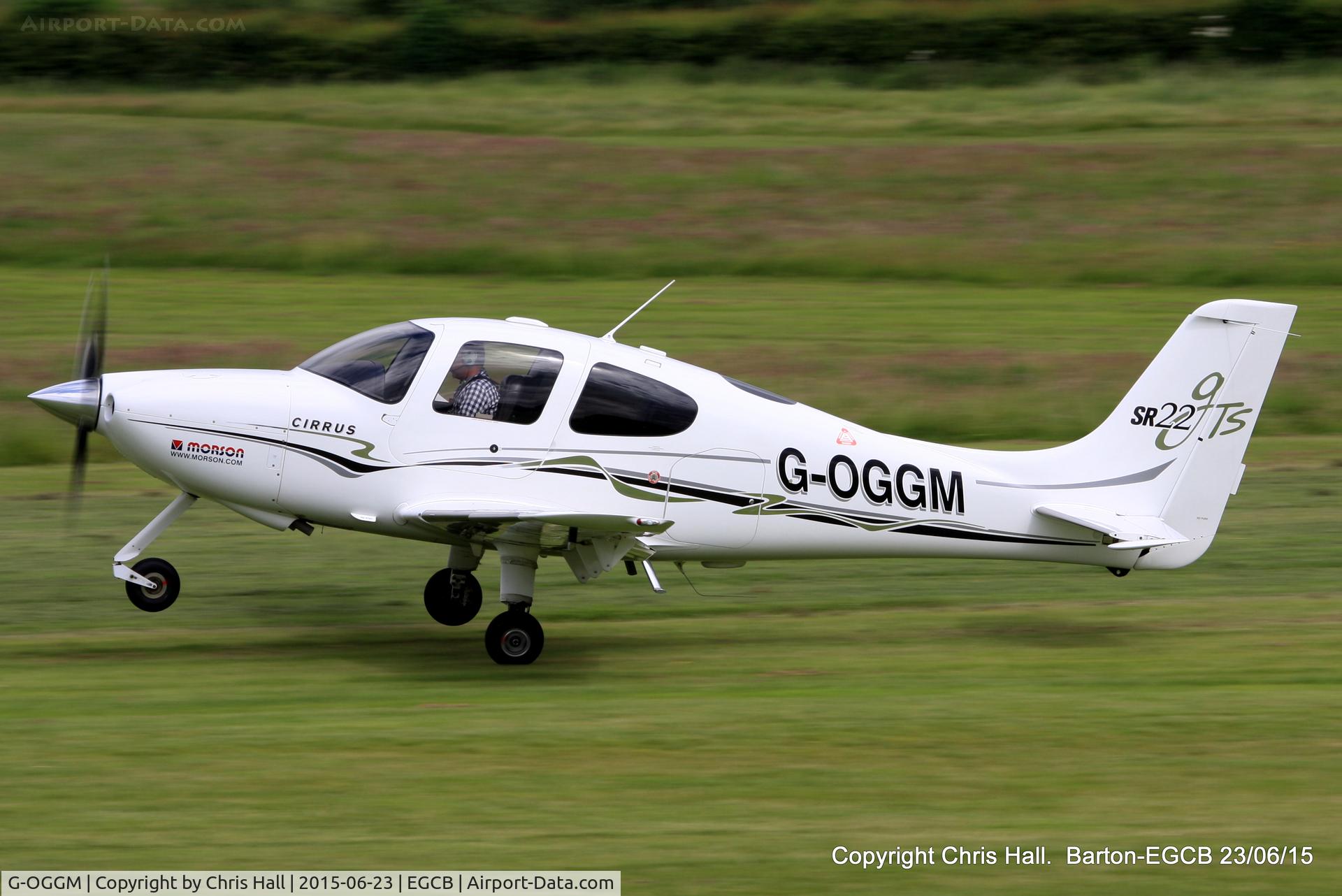 G-OGGM, 2005 Cirrus SR22 GTS C/N 1382, visitor at Barton