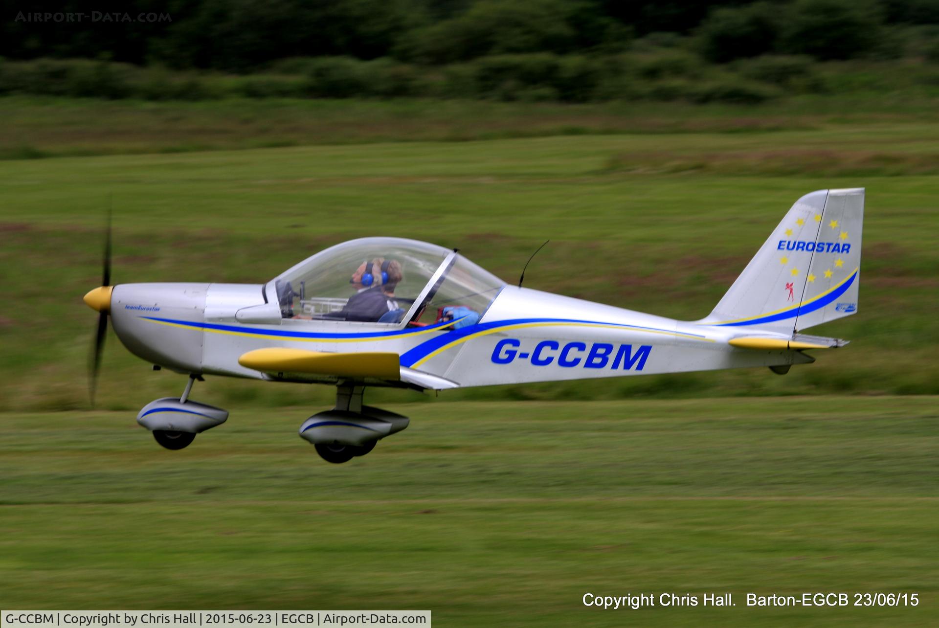 G-CCBM, 2003 Aerotechnik EV-97 Eurostar C/N PFA 315-14023, Barton resident