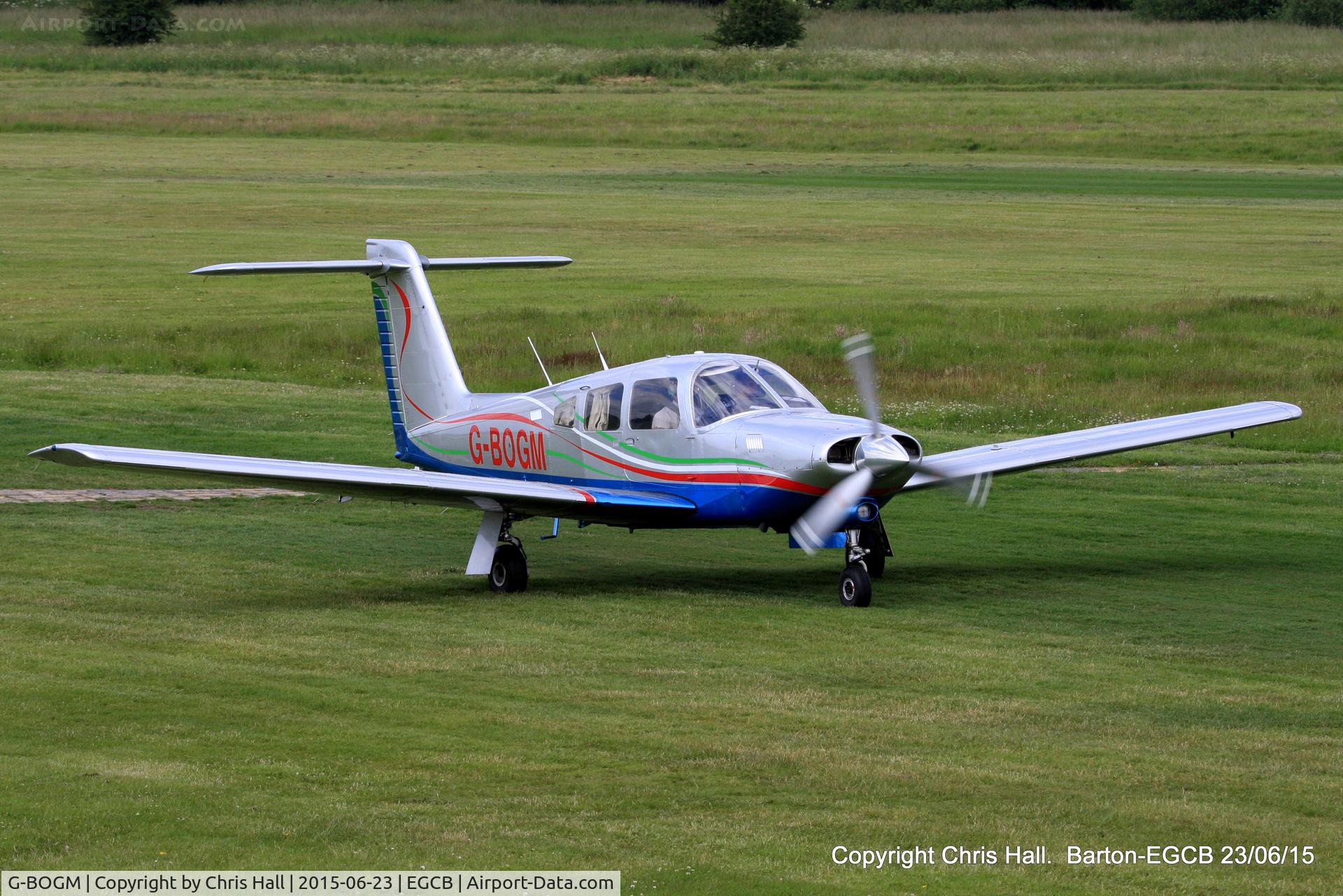 G-BOGM, 1980 Piper PA-28RT-201T Turbo Arrow IV C/N 28R-8031077, visitor at Barton