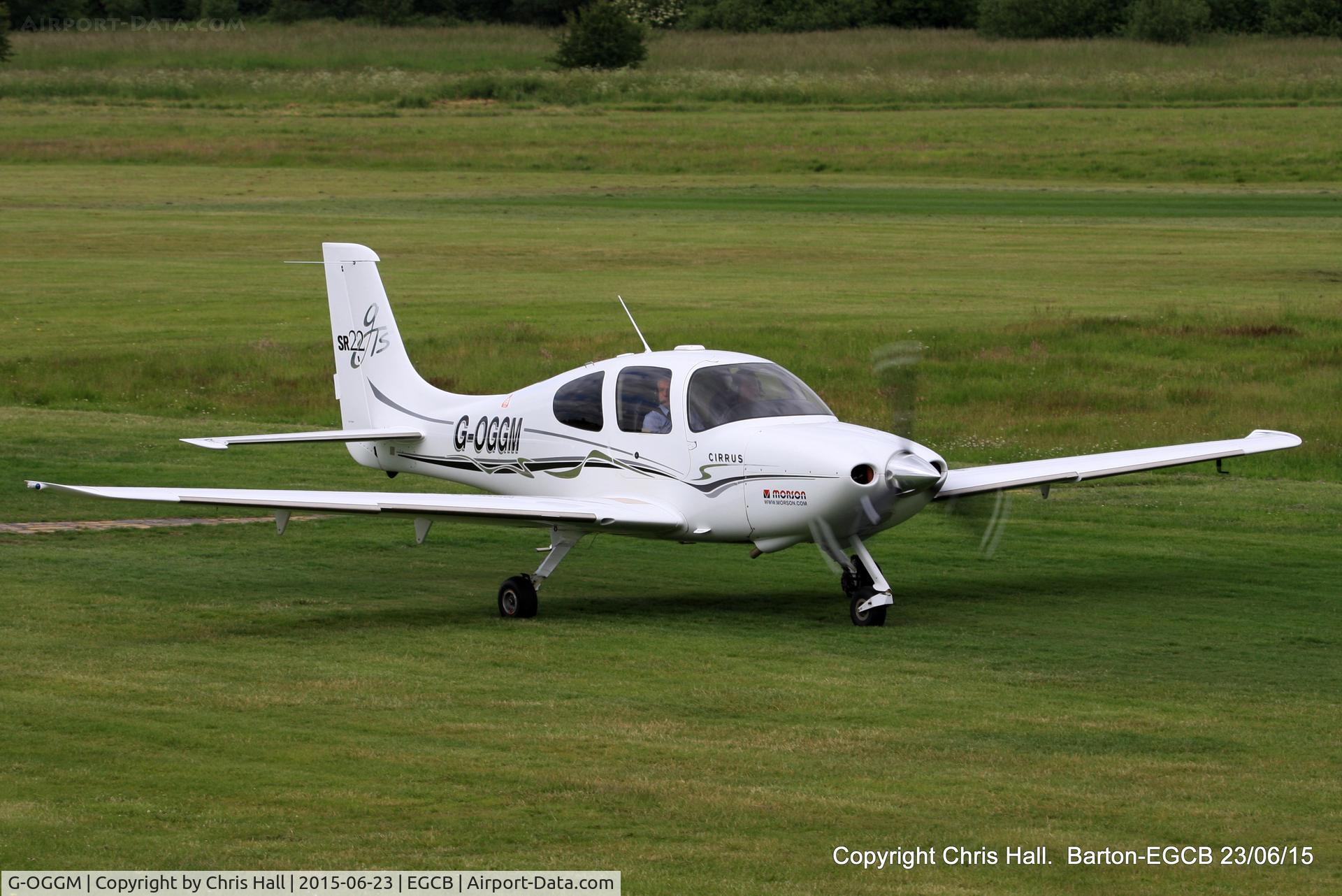 G-OGGM, 2005 Cirrus SR22 GTS C/N 1382, visitor at Barton
