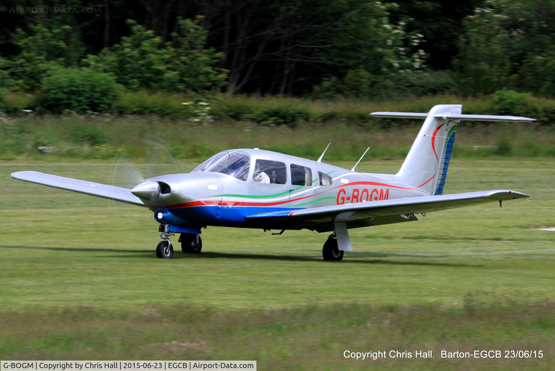 G-BOGM, 1980 Piper PA-28RT-201T Turbo Arrow IV C/N 28R-8031077, visitor at Barton