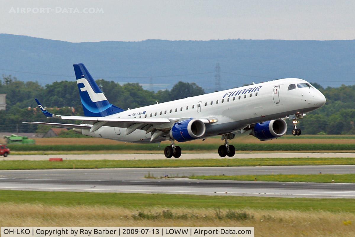 OH-LKO, 2009 Embraer 190LR (ERJ-190-100LR) C/N 19000267, Embraer Emb-190-100IGW [19000267] (Finnair) Vienna-Schwechat~OE 13/07/2009