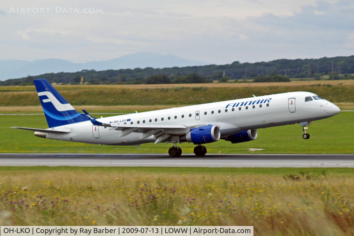 OH-LKO, 2009 Embraer 190LR (ERJ-190-100LR) C/N 19000267, Embraer Emb-190-100IGW [19000267] (Finnair) Vienna-Schwechat~OE 13/07/2009