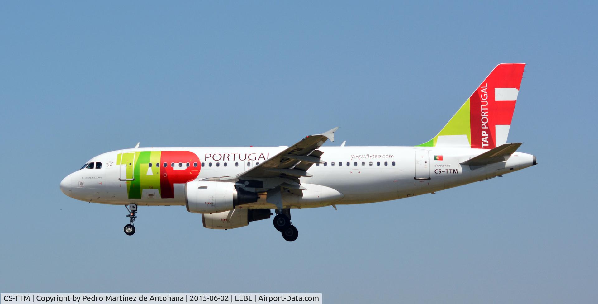 CS-TTM, 1999 Airbus A319-111 C/N 1106, El Prat Barcelona - España