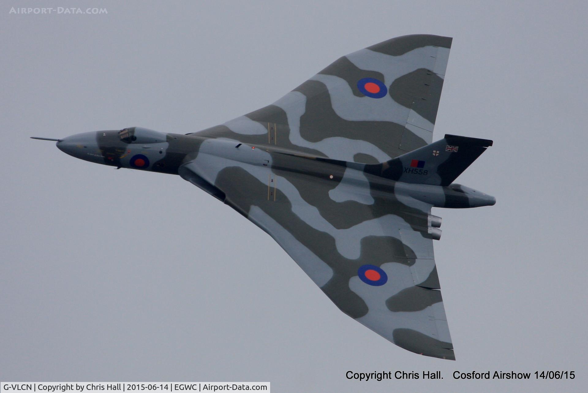 G-VLCN, 1960 Avro Vulcan B.2 C/N Set 12, displaying at the 2015 Cosford Airshow