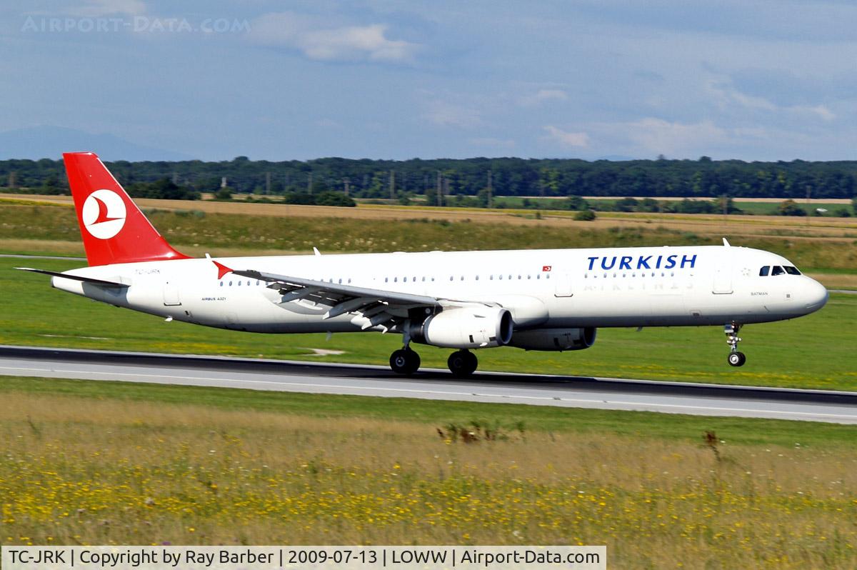 TC-JRK, 2008 Airbus A321-231 C/N 3525, Airbus A321-231 [3525] (THY Turkish Airlines) Vienna-Schwechat~OE 13/07/2009