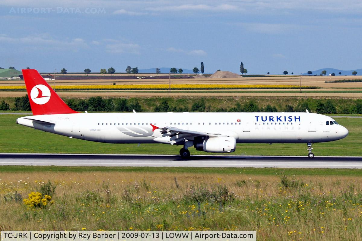 TC-JRK, 2008 Airbus A321-231 C/N 3525, Airbus A321-231 [3525] (THY Turkish Airlines) Vienna-Schwechat~OE 13/07/2009