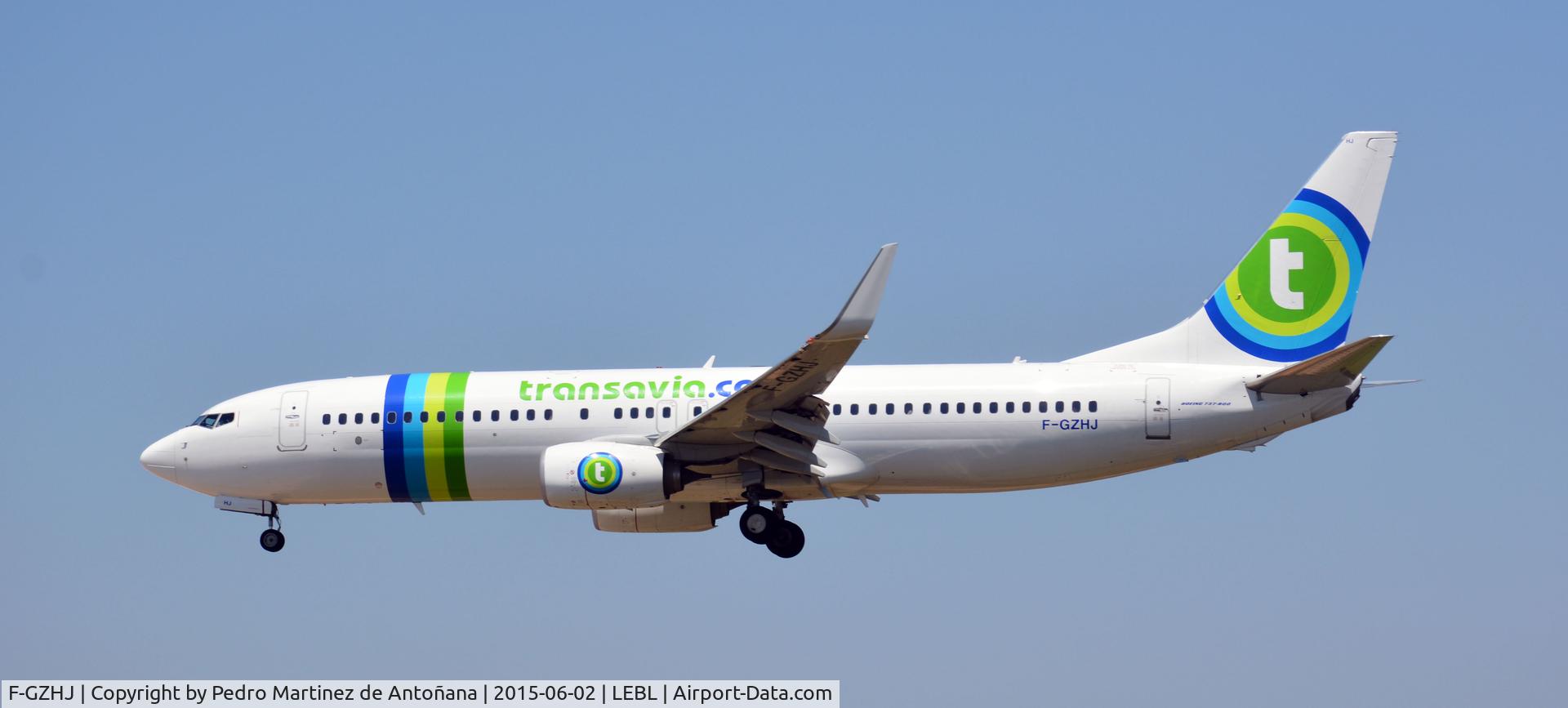 F-GZHJ, 2013 Boeing 737-86J C/N 37778, El Prat Barcelona - España