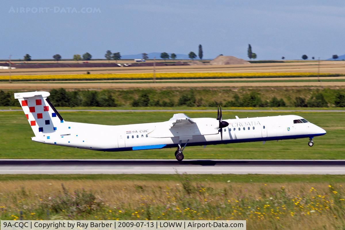9A-CQC, 2009 De Havilland Canada DHC-8-402Q Dash 8 C/N 4258, De Havilland Canada DHC-8Q-402 Dash 8 [4258] (Croatia Airlines) Vienna-Schwechat~OE 13/07/2009