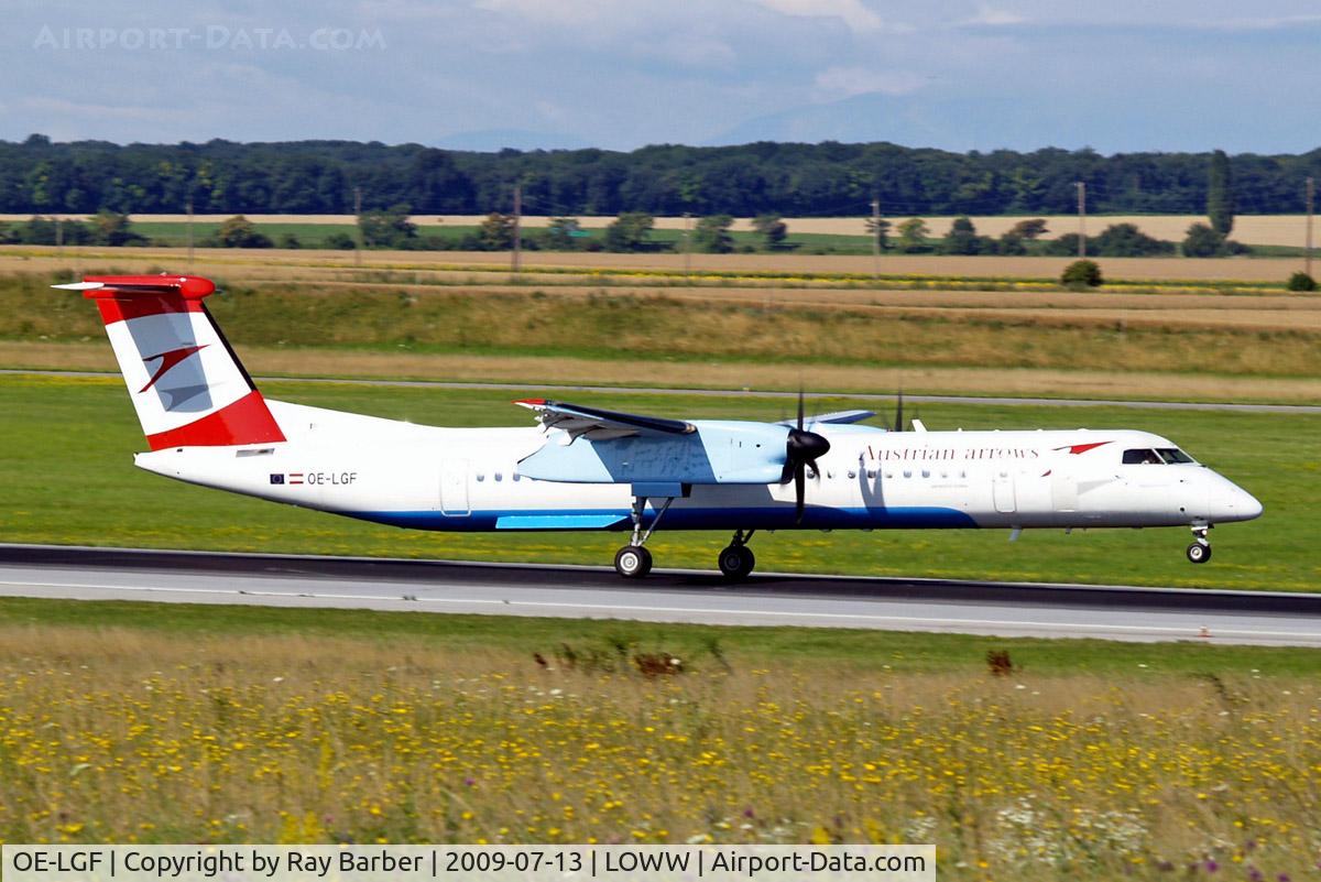 OE-LGF, 2002 De Havilland Canada DHC-8-402Q Dash 8 C/N 4068, De Havilland Canada DHC-8Q-402 Dash 8 [4068] (Austrian Airlines) Vienna-Schwechat~OE 13/07/2009