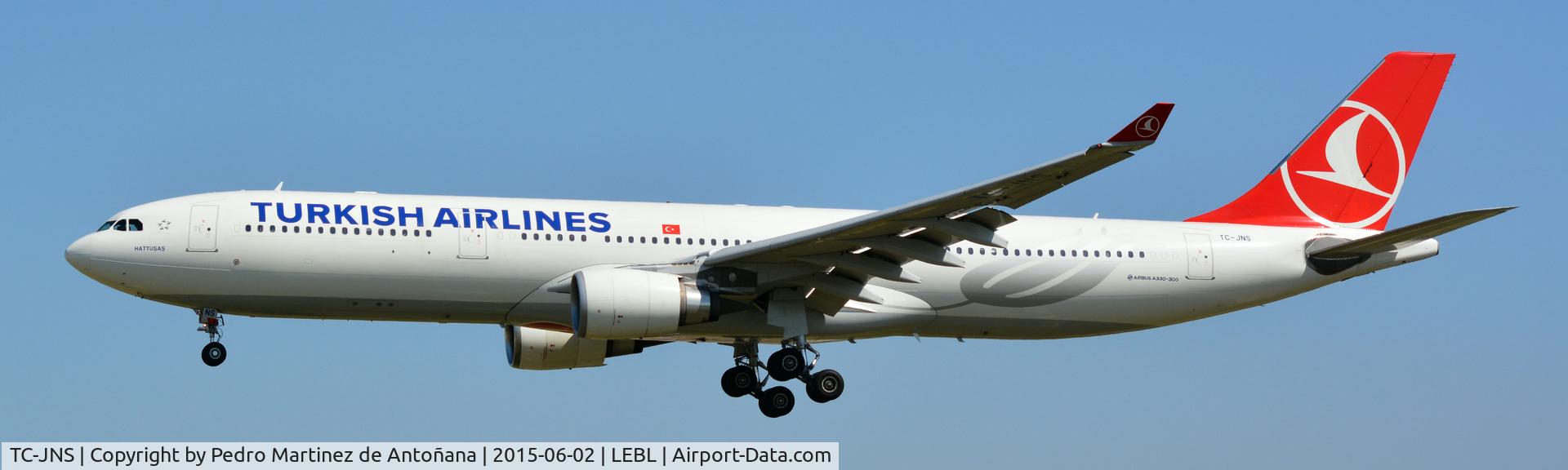 TC-JNS, 2013 Airbus A330-303 C/N 1458, El Prat Barcelona - España