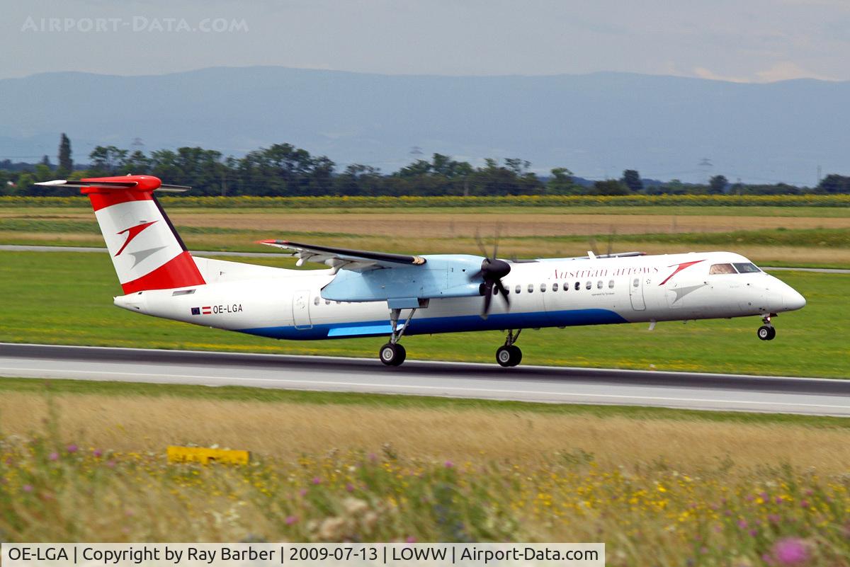 OE-LGA, 1999 De Havilland Canada DHC-8-402Q Dash 8 C/N 4014, De Havilland Canada DHC-8Q-402 Dash 8 [4014] (Austrian Airlines) Vienna-Schwechat~OE 13/07/2009