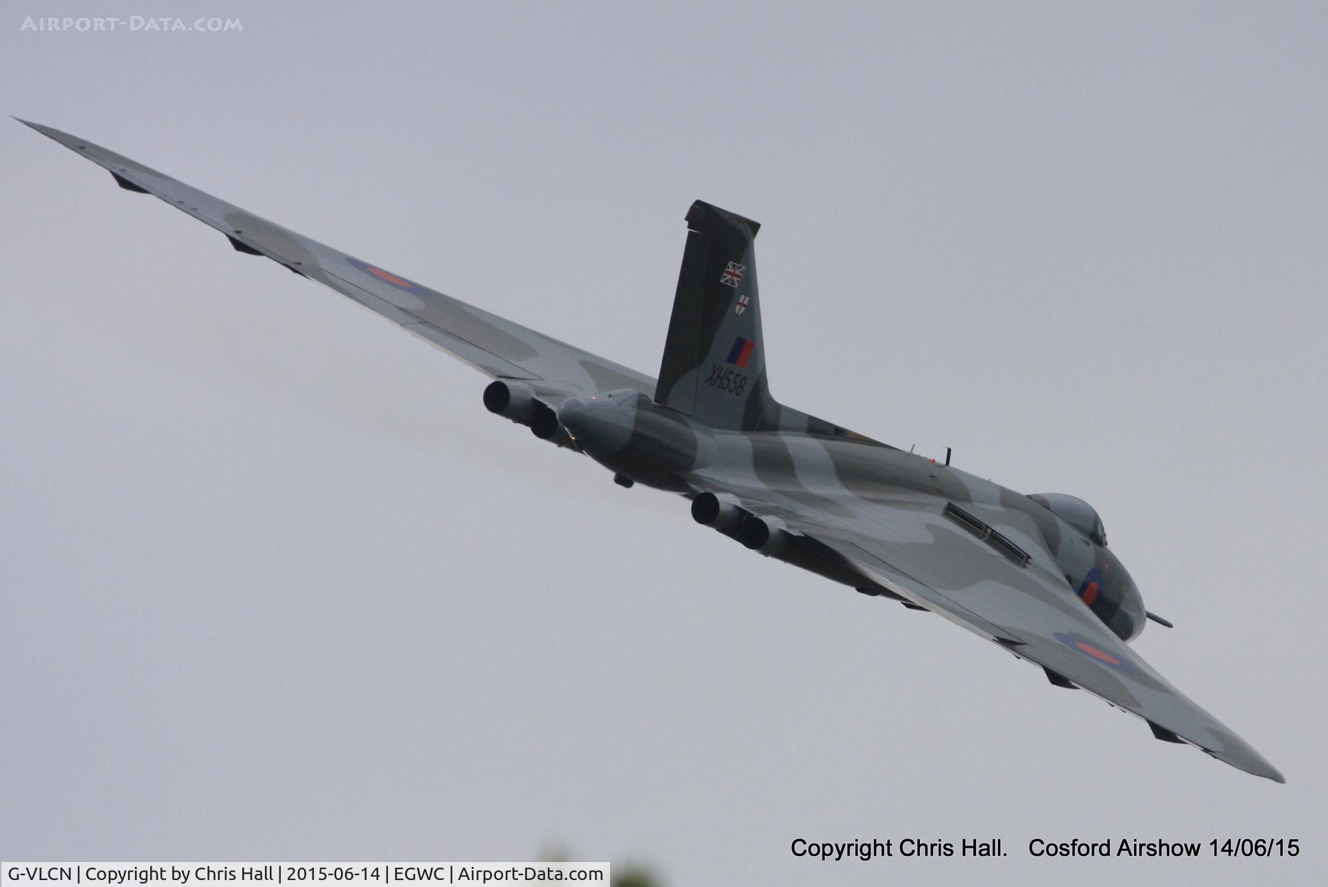 G-VLCN, 1960 Avro Vulcan B.2 C/N Set 12, displaying at the 2015 Cosford Airshow