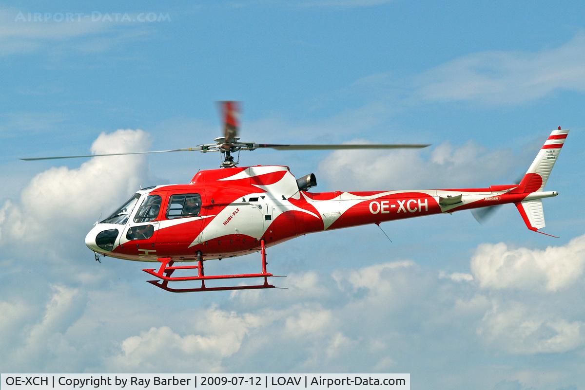OE-XCH, Eurocopter AS-350B-2 Ecureuil Ecureuil C/N 2799, Eurocopter AS.350B2 Ecureuil [2799] (Hubi-Fly Helikopterschule GmbH) Bad Voslau~OE 12/07/2009