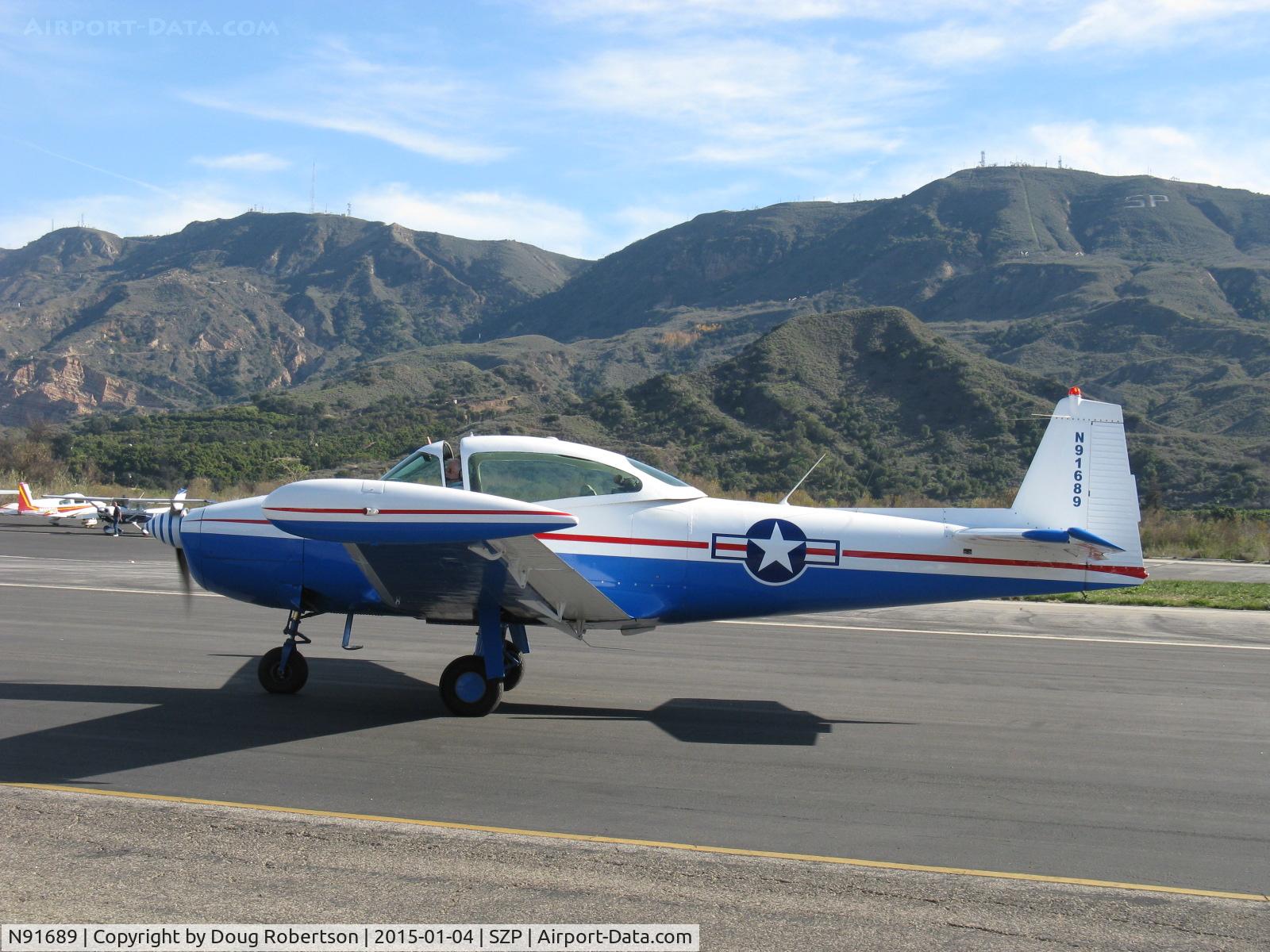 N91689, 1946 North American Navion (NA-145) C/N NAV-4-431, 1946 North American NAVION, Continental E225 upgrade, many mods, taxi back